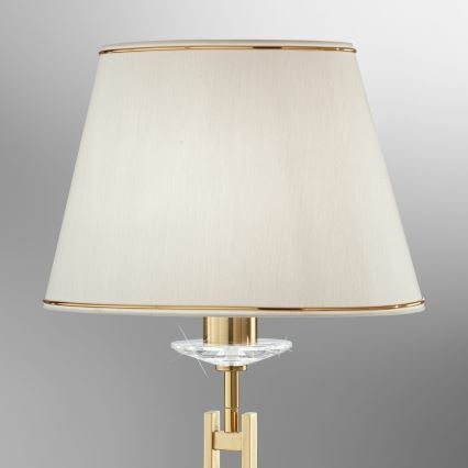 Kolarz 330.71.8C - Lámpara de mesa de cristal IMPERIAL 1xE27/60W/230V dorado/beige