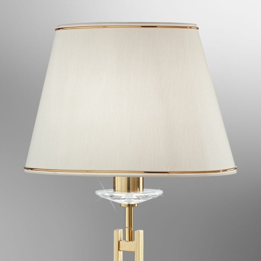 Kolarz 330.71.8C - Lámpara de mesa de cristal IMPERIAL 1xE27/60W/230V dorado/beige