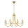 Kolarz 330.88.8C - Lámpara colgante de cristal IMPERIAL 8xE14/60W/230V dorado