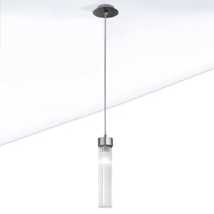 Kolarz 6009.30160 - Lámpara colgante de cable RAGGIO 1xE14/25W/230V cromo mate