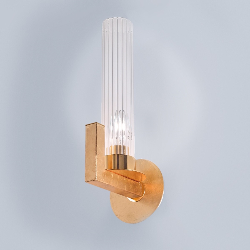 Kolarz 6009.60130 - Lámpara de pared RAGGIO 1xE14/25W/230V oro 24K