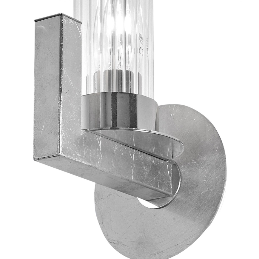 Kolarz 6009.60150 - Aplique RAGGIO 1xE14/25W/230V plateado
