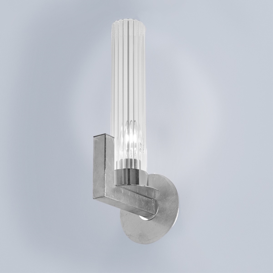 Kolarz 6009.60150 - Aplique RAGGIO 1xE14/25W/230V plateado