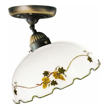 Kolarz 731.10.111 - Lámpara de techo de superficie NONNA 1xE27/75W/230V diámetro 30 cm color vino