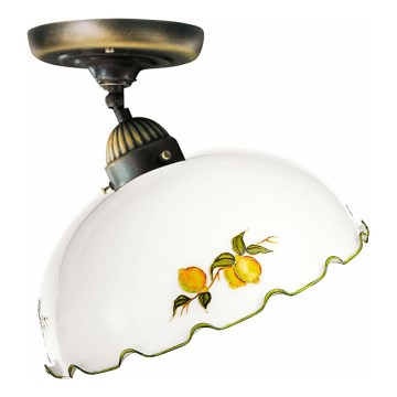 Kolarz 731.10.117 - Lámpara de techo de superficie NONNA 1xE27/75W/230V Ø 30 cm, con decoración de limones