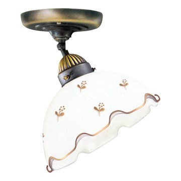 Kolarz 731.10.160 - Lámpara de techo de superficie NONNA 1xE27/75W/230V, Ø 20 cm, decoración floral, acabado oro rosa