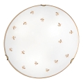 Kolarz 731.12.4.160 - Aplique de pared NONNA 2xE27/60W/230V Ø 40 cm con motivos florales en oro rosa