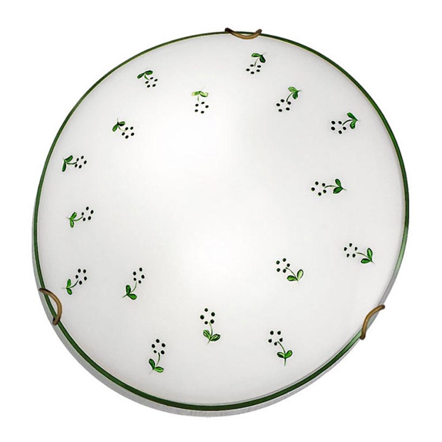 Kolarz 731.12.4.21 - Plafón NONNA 2xE27/60W/230V diá. 40 cm verde