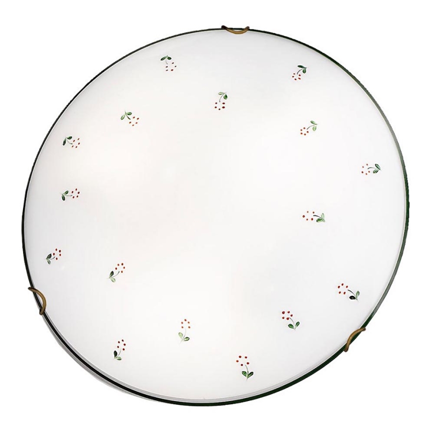 Kolarz 731.13.4.70 - Plafón NONNA 3xE27/60W/230V diá. 50 cm verde
