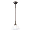 Kolarz 731.30.24 - Lámpara colgante NONNA 1xE27/75W/230V diá. 30 cm azul