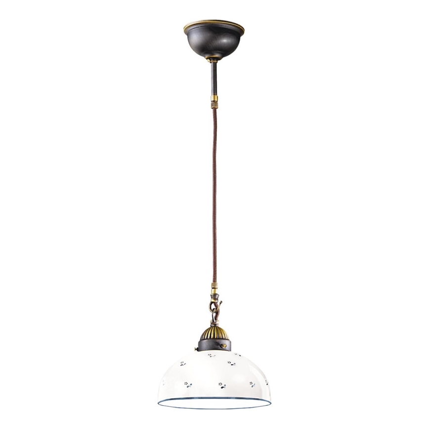 Kolarz 731.30.24 - Lámpara colgante NONNA 1xE27/75W/230V diá. 30 cm azul