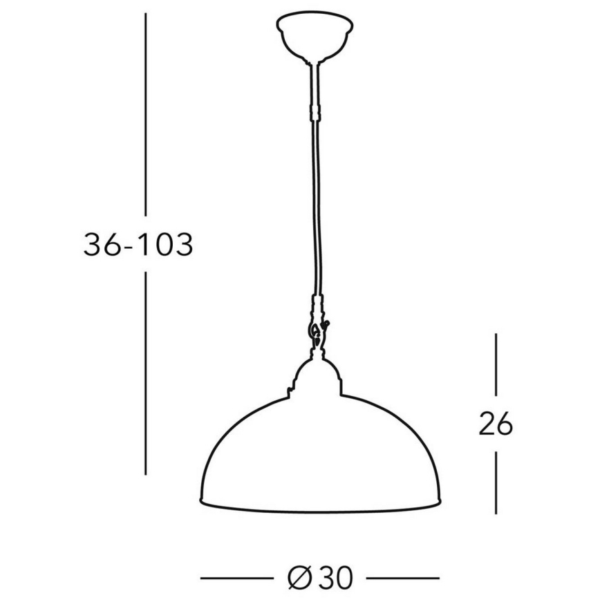 Kolarz 731.30.54 - Lámpara de araña de cable NONNA 1xE27/75W/230V