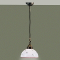 Kolarz 731.30.69 - Lámpara colgante NONNA 1xE27/75W/230V diá. 20 cm rojo
