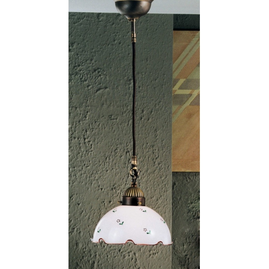 Kolarz 731.30.70 - Lámpara de araña en ristra NONNA 1xE27/75W/230V rojo