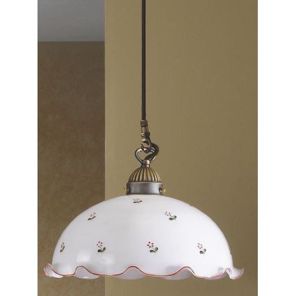 Kolarz 731.30.71 - Lámpara de araña en ristra NONNA 1xE27/75W/230V rojo