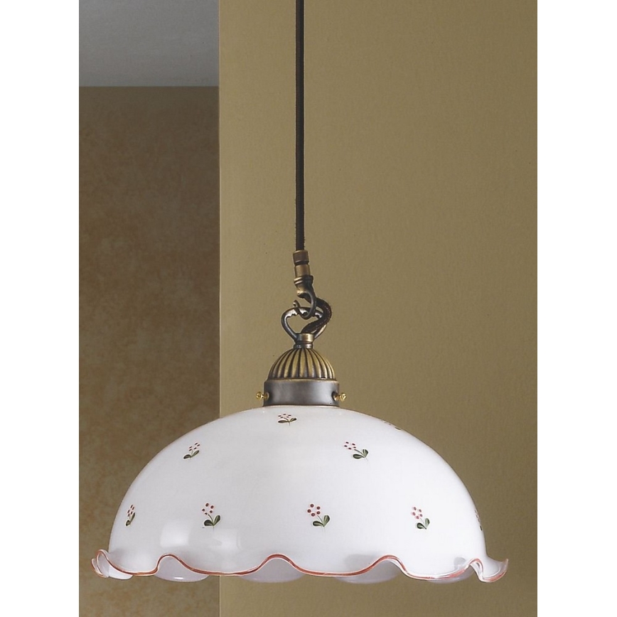 Kolarz 731.30.71 - Lámpara de araña en ristra NONNA 1xE27/75W/230V rojo