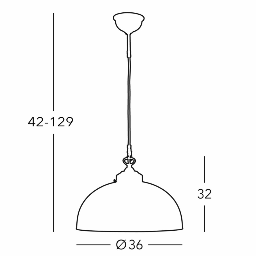 Kolarz 731.32.102 - Lámpara colgante NONNA 1xE27/75W/230V diá. 36 cm ciervo verde