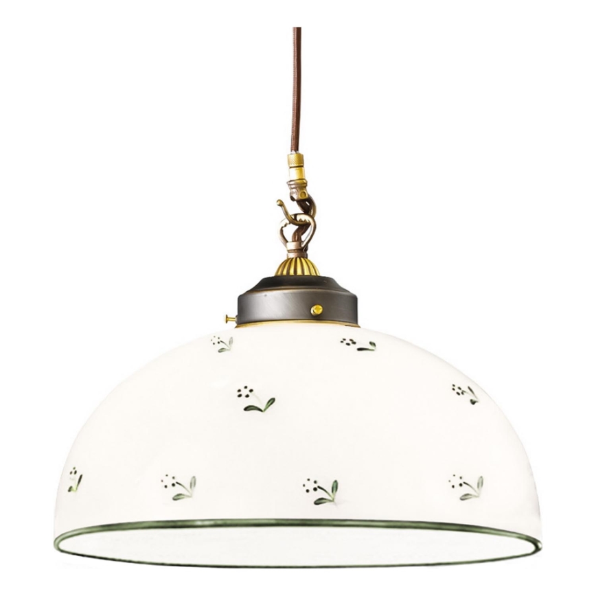 Kolarz 731.32.28 - Lámpara colgante NONNA 1xE27/75W/230V diá. 36 cm Verde