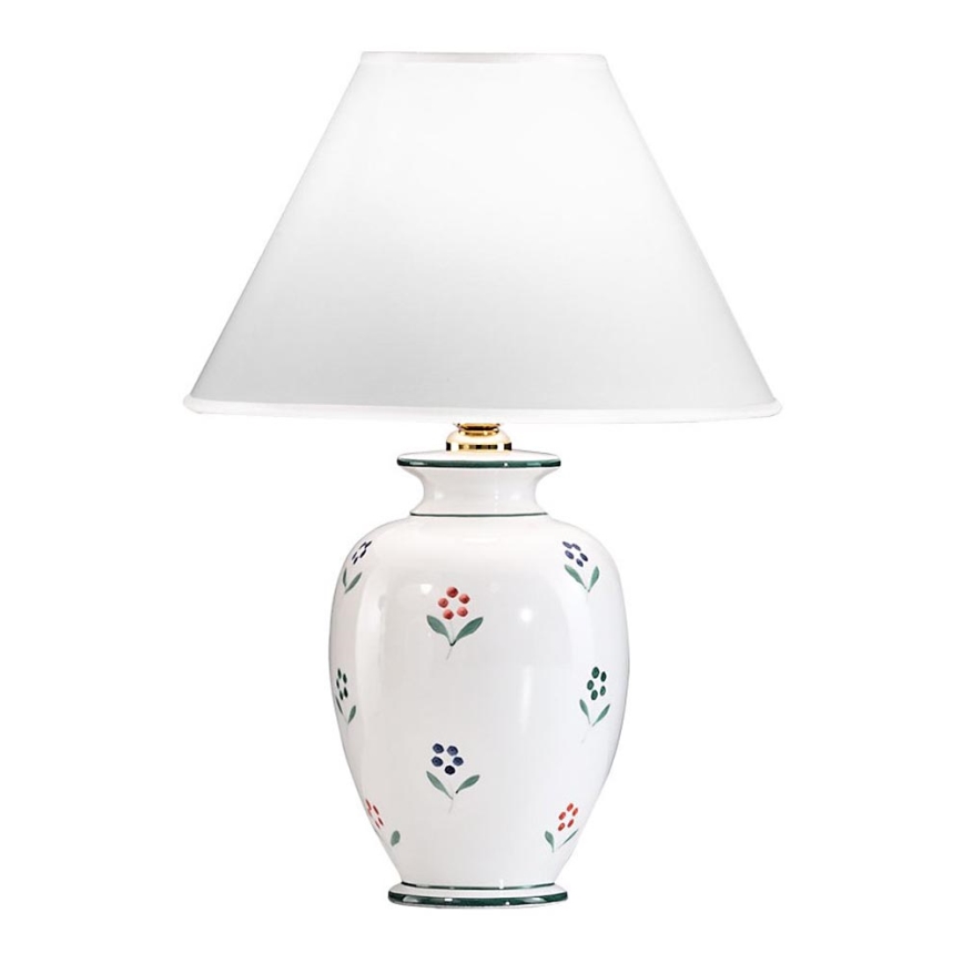 Kolarz 731.70K - Lámpara de mesa NONNA 1xE27/100W/230V blanco
