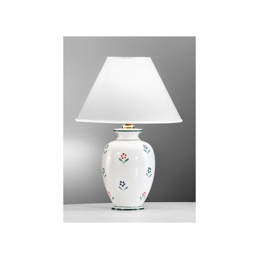 Kolarz 731.70K - Lámpara de mesa NONNA 1xE27/100W/230V blanco