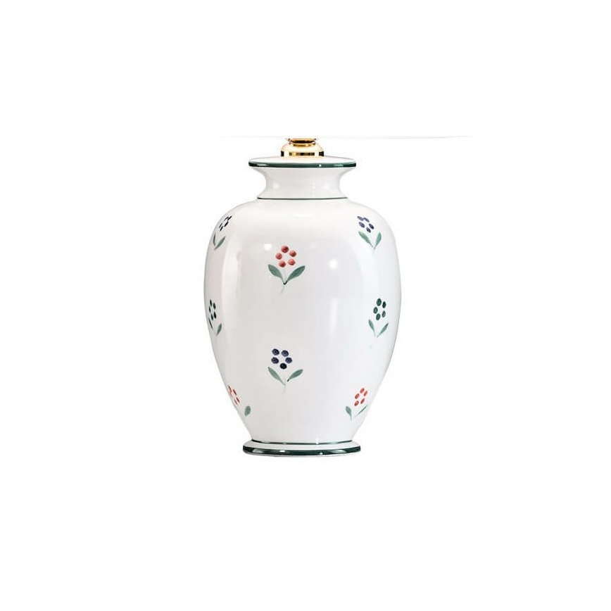 Kolarz 731.70K - Lámpara de mesa NONNA 1xE27/100W/230V blanco