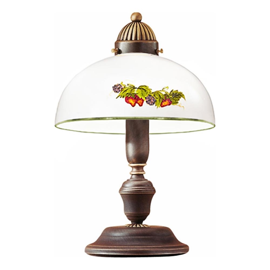 Kolarz 731.73.121 - Lámpara de mesa NONNA 1xE14/60W/230V uvas/fresas