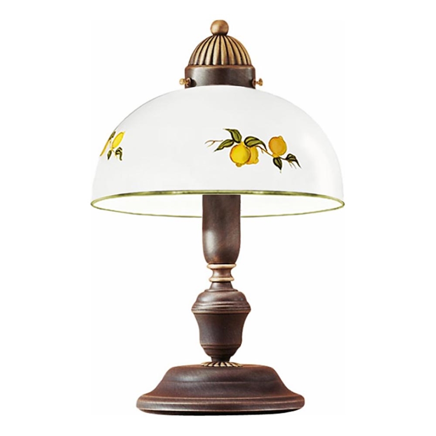 Kolarz 731.73.126 - Lámpara de mesa NONNA 1xE14/60W/230V limones