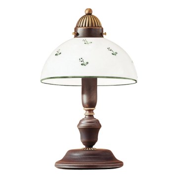 Kolarz 731.73.20 - Lámpara de sobremesa NONNA 1xE27/75W/230V verde