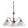 Kolarz 731.83.20 - Lámpara colgante con cadena NONNA 3xE27/75W/230V verde