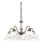 Kolarz 731.85.100 - Lámpara colgante con cadena NONNA 5xE27/75W/230V ciervo verde