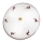 Kolarz 731.U13.4.103-Plafón NONNA 3xE27/60W/230V pr.42cm rojo/latón