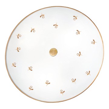 Kolarz 731.U13.4.160 - Aplique de pared NONNA 3xE27/60W/230V Ø 42 cm, diseño floral, acabado en oro rosa