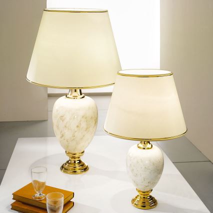 Kolarz 780.71 - Lámpara de mesa DAUPHIN 1xE27/100W/230V