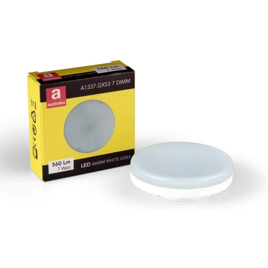 Kolarz A1344.10R.Cu - Plafón LED regulable CLICK LED-GX53/7W/230V