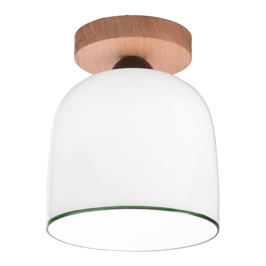 Kolarz A1352.11.G - Lámpara de techo NONNA 1xE27/60W/230V roble/blanco/Verde