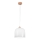 Kolarz A1352.31.W - Lámpara colgante NONNA 1xE27/60W/230V roble/blanco