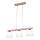 Kolarz A1352.83.Gr - Lámpara colgante NONNA 3xE27/60W/230V roble/blanco/gris