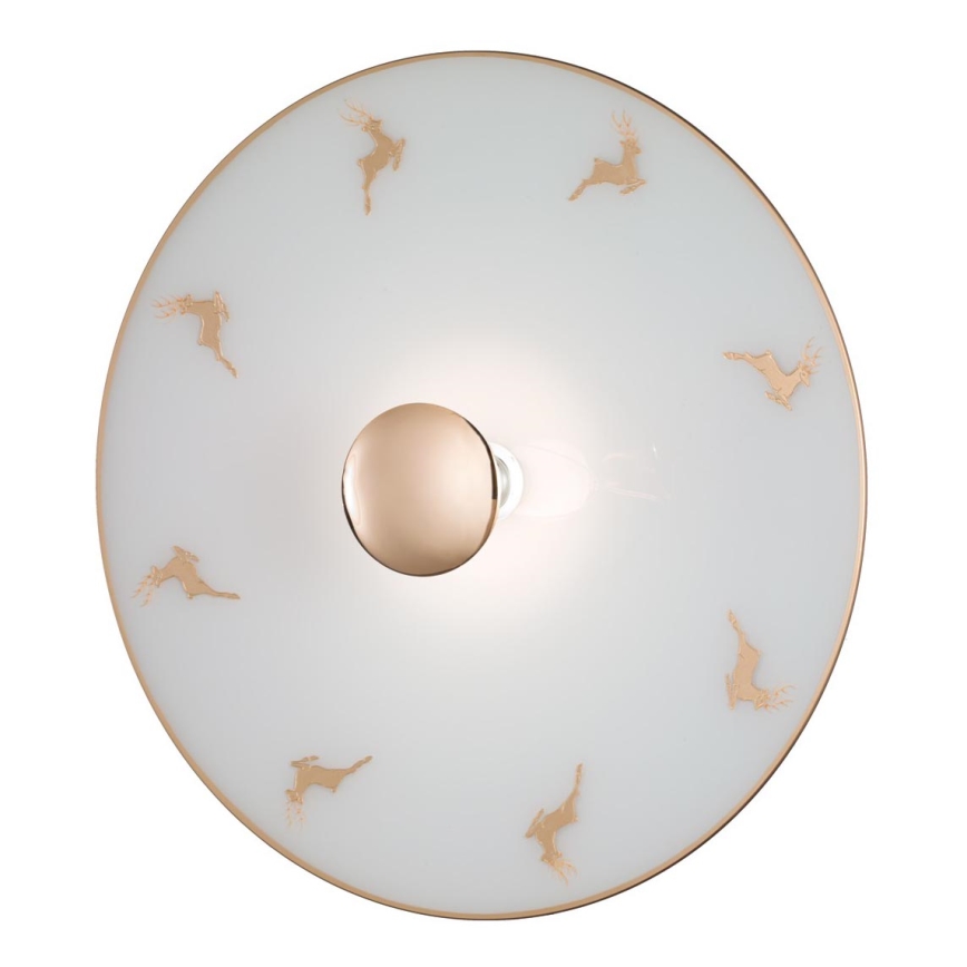 Kolarz A1353.61.XL.3.Au.100 - Aplique NONNA 1xE27/100W/230V ciervo 24K dorado