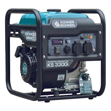 Könner & Söhnen 12111 - Generador eléctrico inversor KS 3300i 3300W