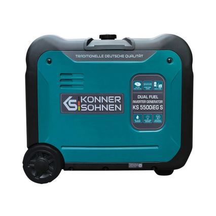 Könner & Söhnen 13046 - Generador inverter de gas y gasolina KS 5500iEG S 5500W