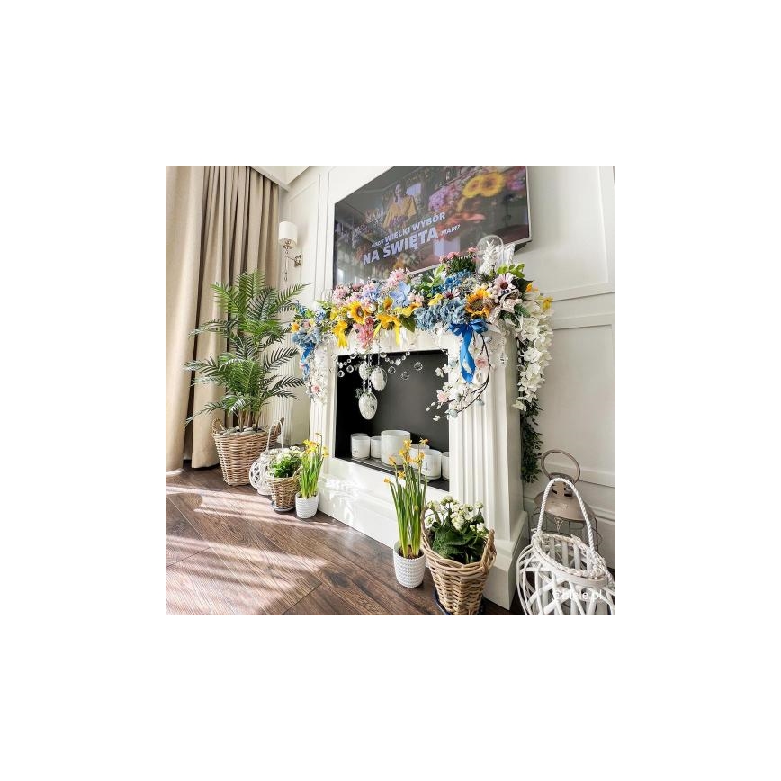 Kratki - Chimenea BIO 97,9x115 cm 3kW blanco
