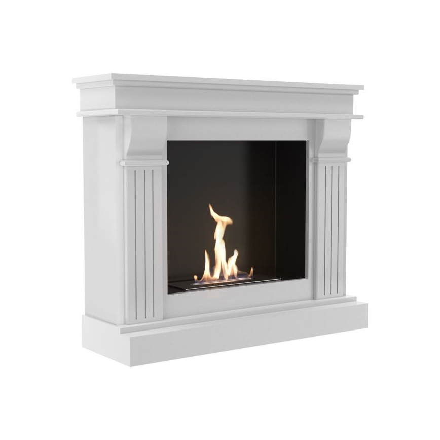 Kratki - Chimenea BIO 97,9x115 cm 3kW blanco