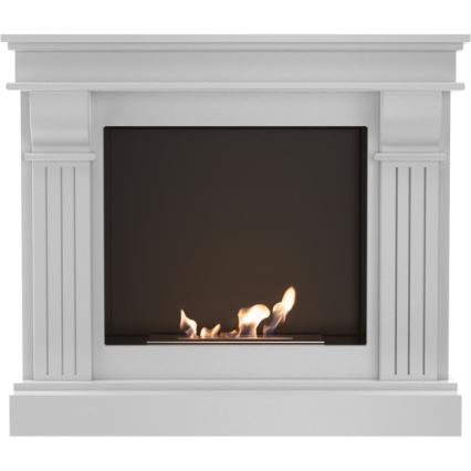 Kratki - Chimenea BIO 97,9x115 cm 3kW blanco