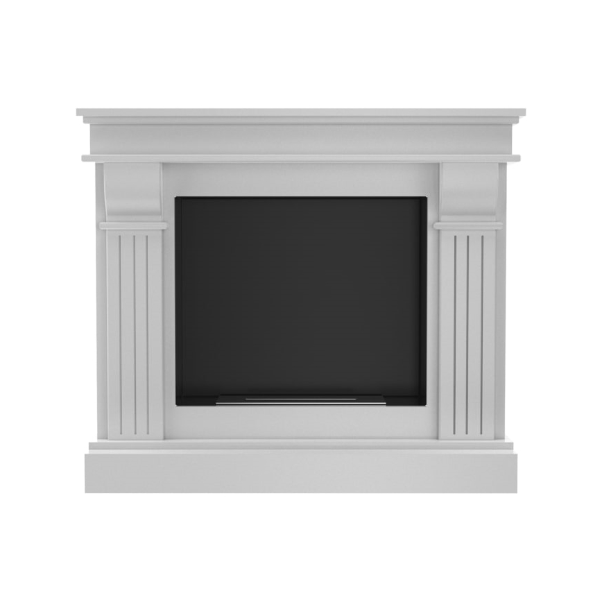 Kratki - Chimenea BIO 97,9x115 cm 3kW blanco