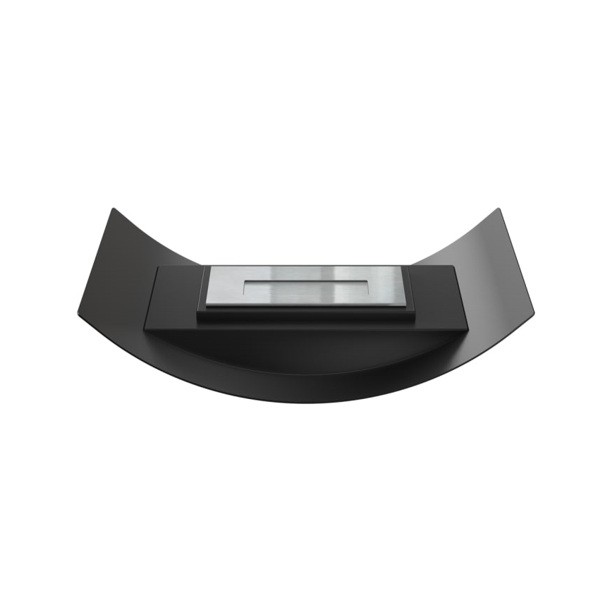 Kratki - Chimenea BIO 12,4x47 cm 1kW negro