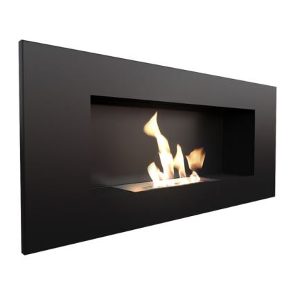 Kratki - Chimenea empotrada BIO 40x90 cm 2kW negro