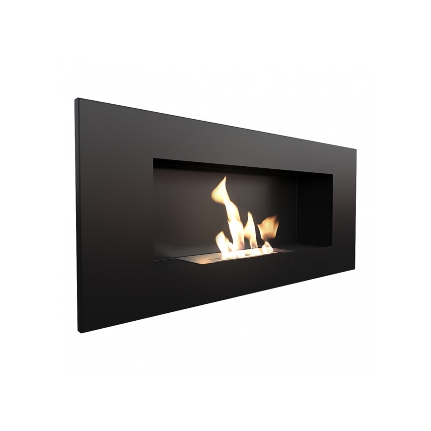 Kratki - Chimenea empotrada BIO 40x90 cm 2kW negro