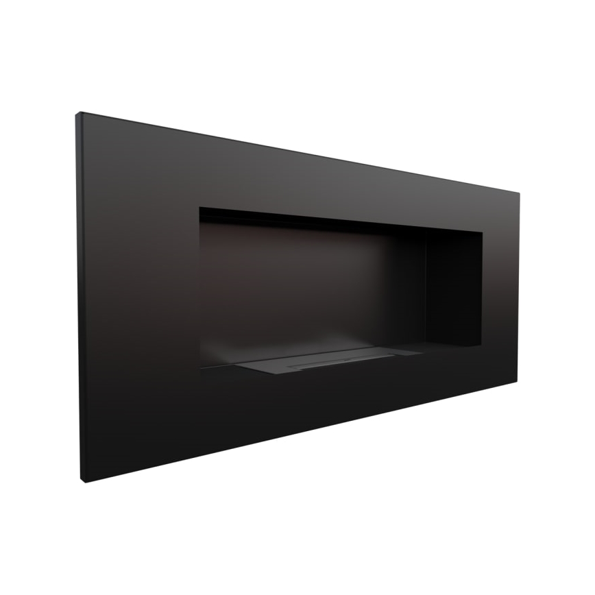 Kratki - Chimenea empotrada BIO 40x90 cm 2kW negro