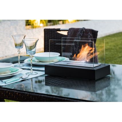 Kratki - Chimenea BIO 21,8x35,4 cm 1kW negro