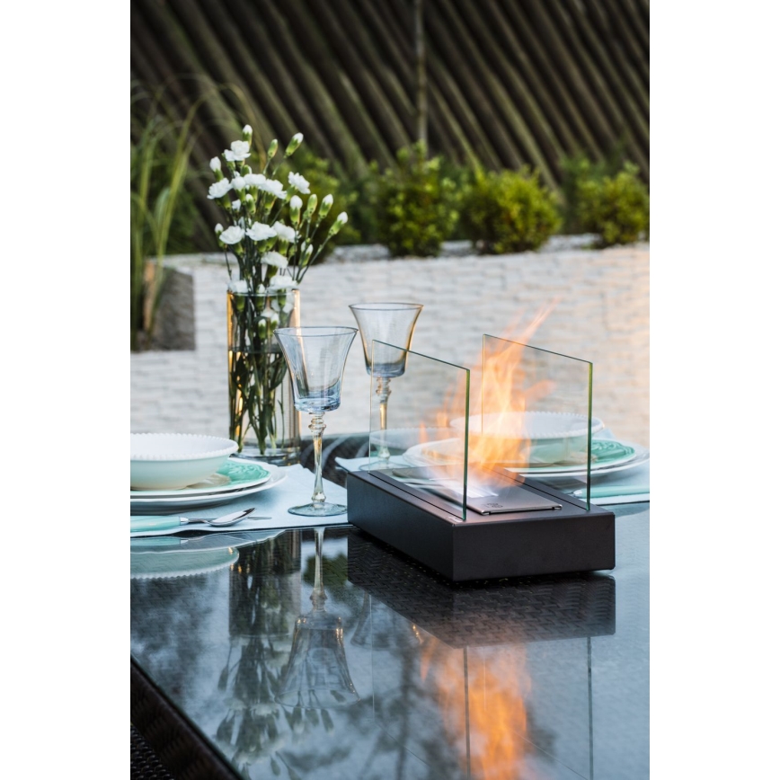 Kratki - Chimenea BIO 21,8x35,4 cm 1kW negro